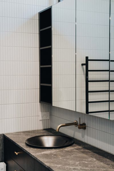 Interior and architectural detail at Oxford House, Newport by WB Built