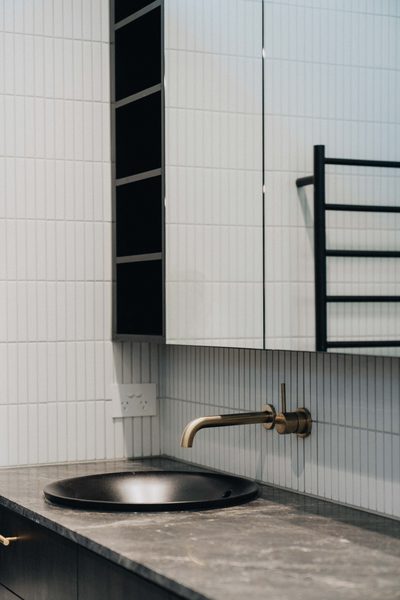 Interior and architectural detail at Oxford House, Newport by WB Built