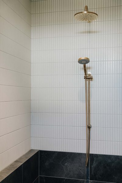 Interior and architectural detail at Oxford House, Newport by WB Built