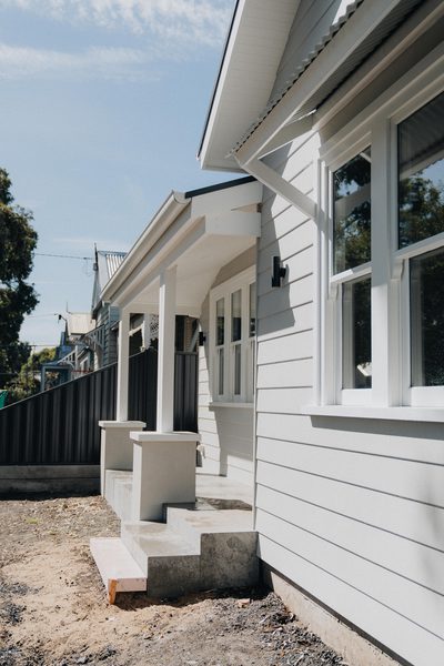 Interior and architectural detail at Oxford House, Newport by WB Built
