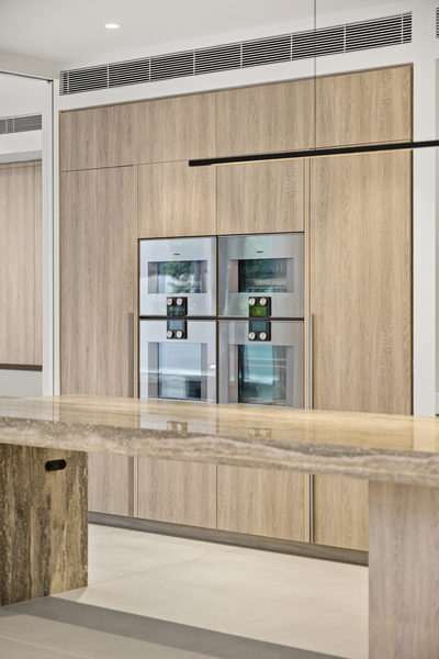 Interior and architectural detail at Rockley House, South Yarra by WB Built