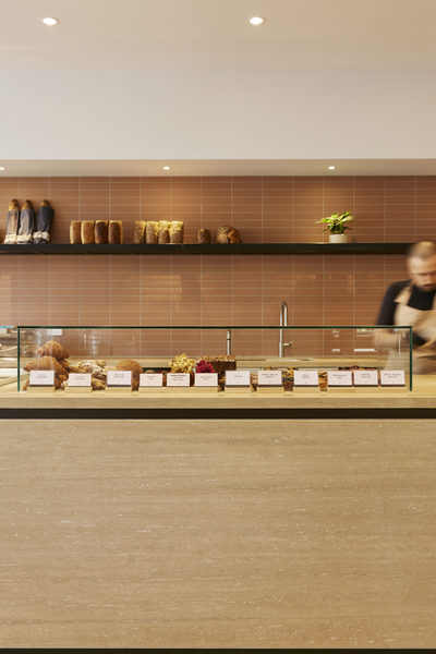 Hospitality fit-out and venue detail at Rustica Brighton by WB Built