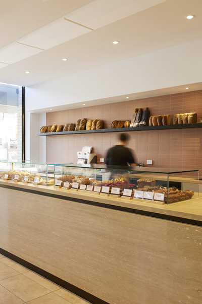 Hospitality fit-out and venue detail at Rustica Brighton by WB Built