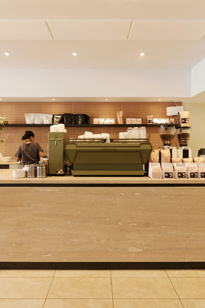 Hospitality fit-out and venue detail at Rustica Brighton by WB Built
