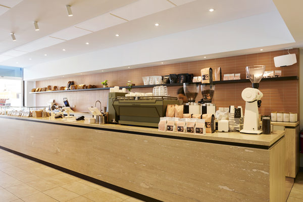 Hospitality fit-out and venue detail at Rustica Brighton by WB Built