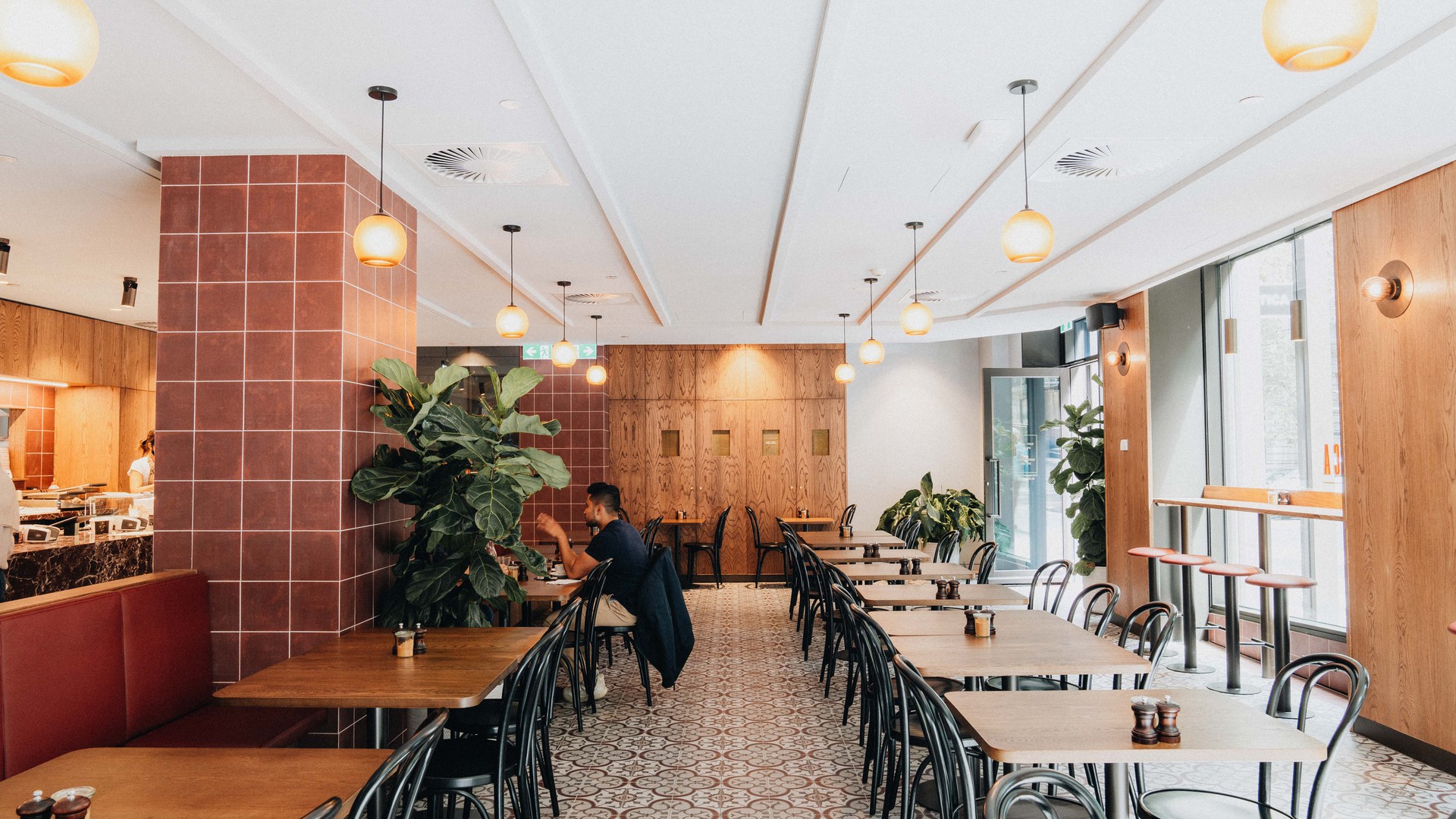 WB Built hospitality fit-out at Rustica Queen & Collins