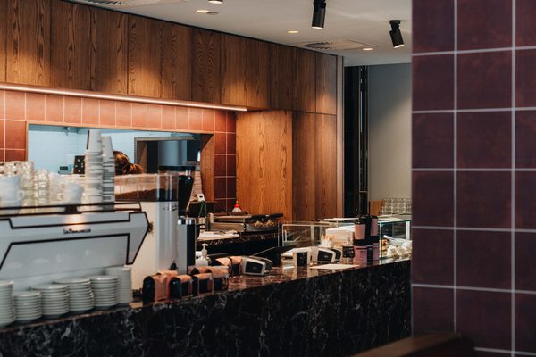 Hospitality fit-out and venue detail at Rustica Queen & Collins by WB Built