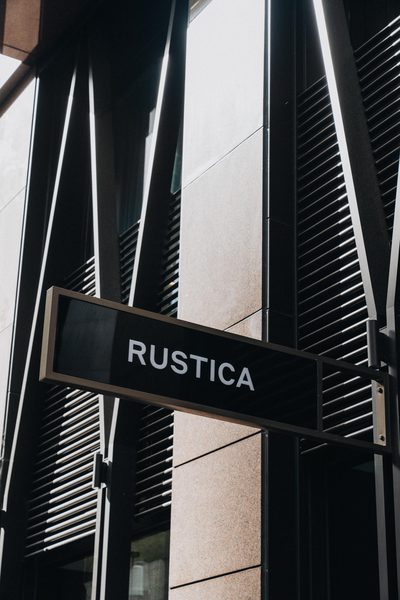 Hospitality fit-out and venue detail at Rustica Queen & Collins by WB Built