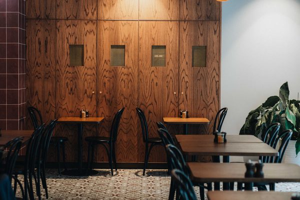 Hospitality fit-out and venue detail at Rustica Queen & Collins by WB Built