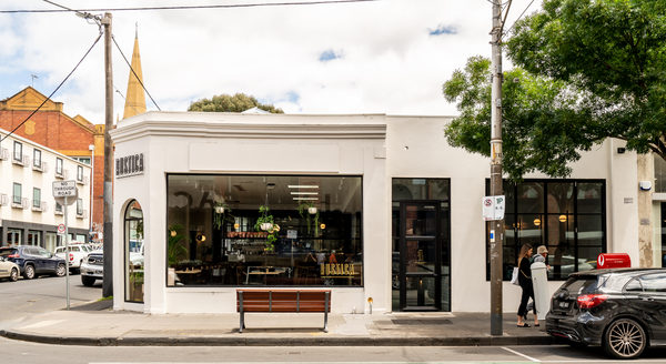 Hospitality fit-out and venue detail at Rustica South Yarra by WB Built