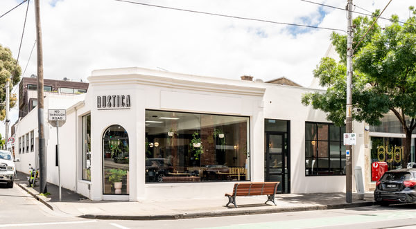 Hospitality fit-out and venue detail at Rustica South Yarra by WB Built