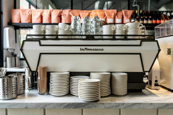 Hospitality fit-out and venue detail at Rustica South Yarra by WB Built