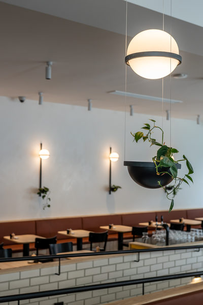 Hospitality fit-out and venue detail at Rustica South Yarra by WB Built