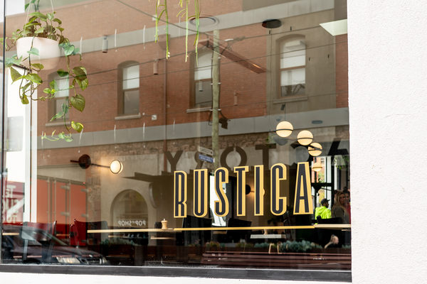 Hospitality fit-out and venue detail at Rustica South Yarra by WB Built