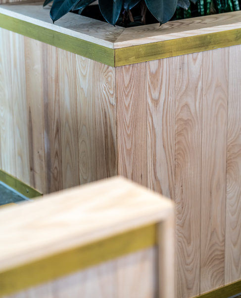 Hospitality fit-out and venue detail at Rustica South Yarra by WB Built