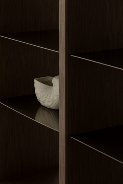 Interior and architectural detail at Salford House, Balwyn by WB Built