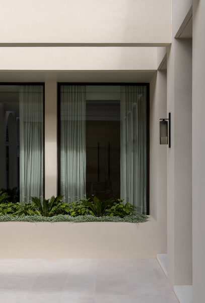 Interior and architectural detail at Salford House, Balwyn by WB Built