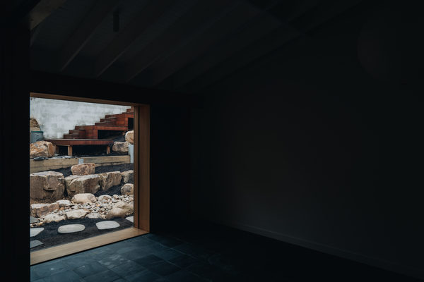 Interior and architectural detail at Silver House, Eltham by WB Built