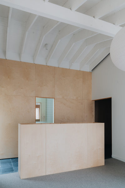 Interior and architectural detail at Silver House, Eltham by WB Built