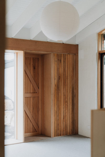 Interior and architectural detail at Silver House, Eltham by WB Built