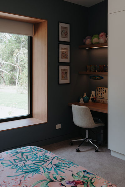 Interior and architectural detail at Sunbury House by WB Built