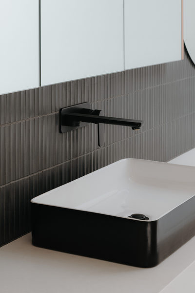 Interior and architectural detail at Sunbury House by WB Built