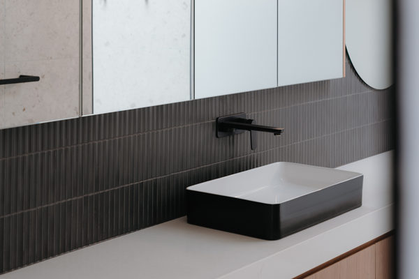 Interior and architectural detail at Sunbury House by WB Built