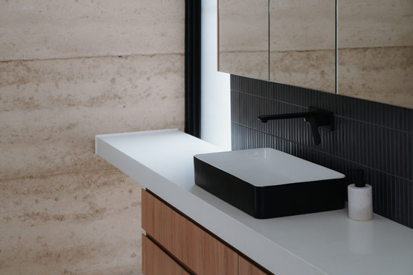 Interior and architectural detail at Sunbury House by WB Built