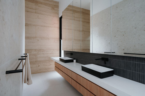 Interior and architectural detail at Sunbury House by WB Built