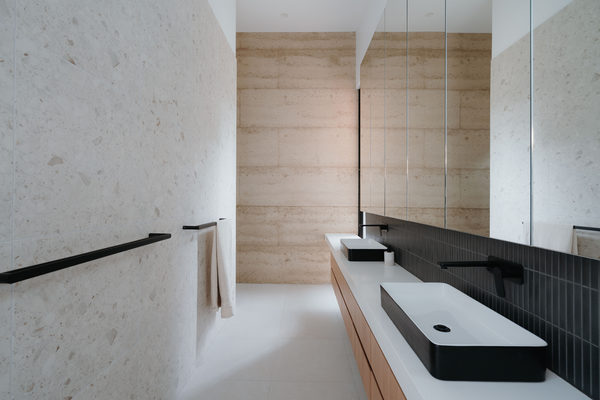 Interior and architectural detail at Sunbury House by WB Built