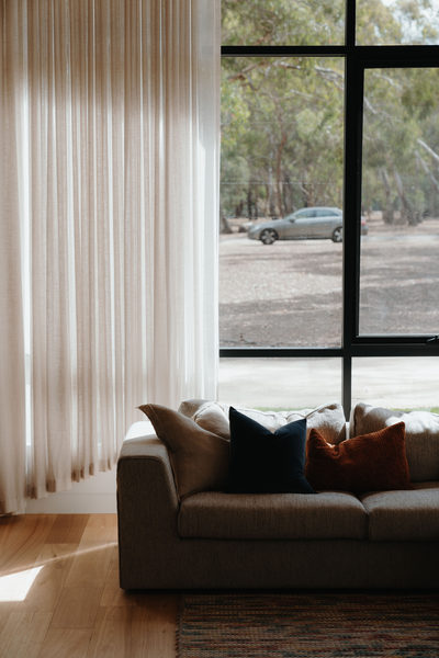 Interior and architectural detail at Sunbury House by WB Built
