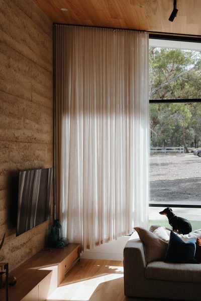 Interior and architectural detail at Sunbury House by WB Built
