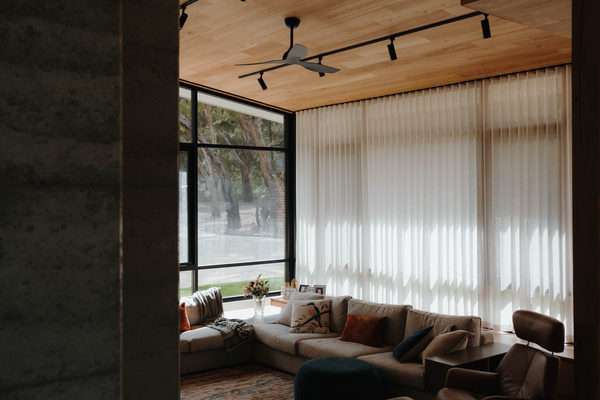 Interior and architectural detail at Sunbury House by WB Built