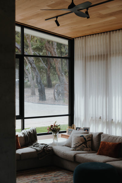 Interior and architectural detail at Sunbury House by WB Built