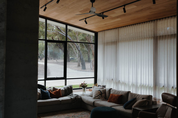 Interior and architectural detail at Sunbury House by WB Built