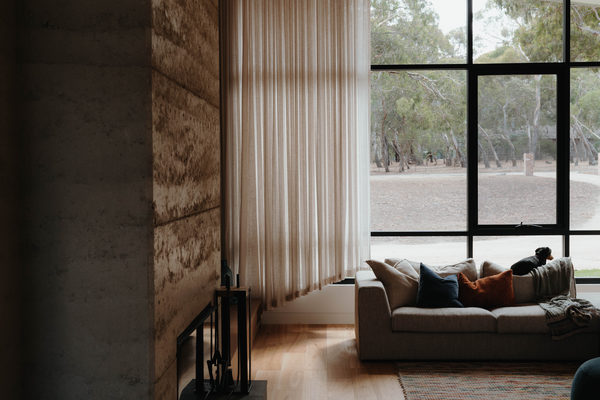 Interior and architectural detail at Sunbury House by WB Built