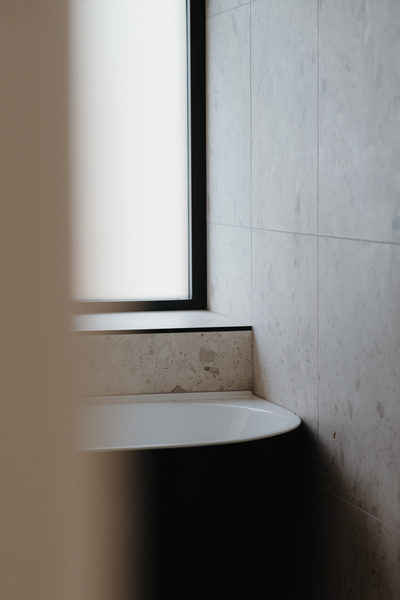 Interior and architectural detail at Sunbury House by WB Built