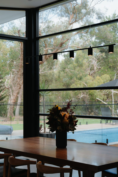 Interior and architectural detail at Sunbury House by WB Built