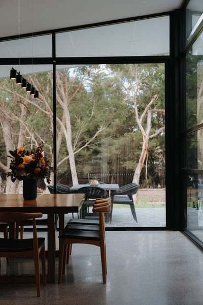 Interior and architectural detail at Sunbury House by WB Built