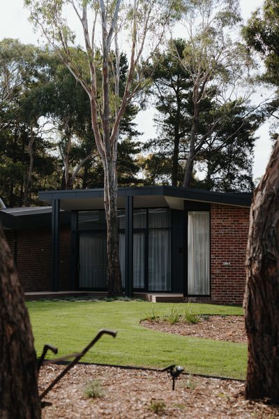 Interior and architectural detail at Sunbury House by WB Built