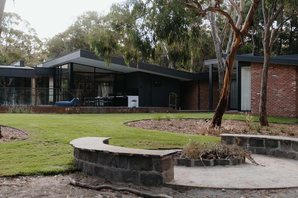 Interior and architectural detail at Sunbury House by WB Built
