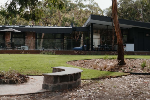 Interior and architectural detail at Sunbury House by WB Built
