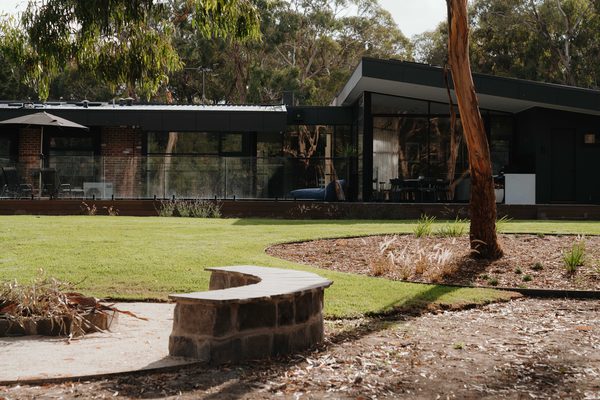 Interior and architectural detail at Sunbury House by WB Built