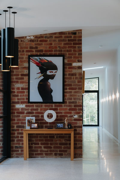 Interior and architectural detail at Sunbury House by WB Built