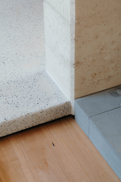 Interior and architectural detail at Sunbury House by WB Built