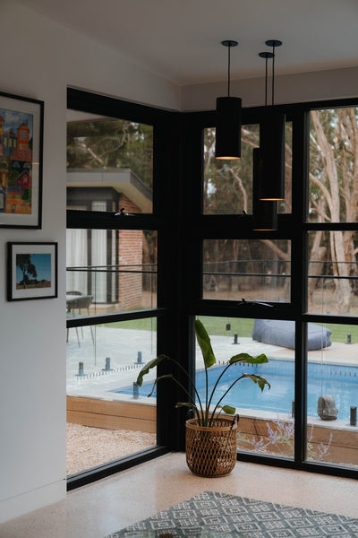 Interior and architectural detail at Sunbury House by WB Built