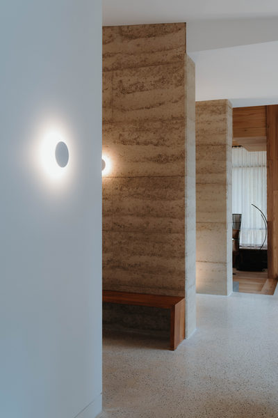 Interior and architectural detail at Sunbury House by WB Built